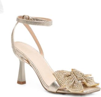 Twentyfourhaitch Sandalias de Tac&oacute;n Alto - Shoes - Mujer - Amarillo - 39 EU