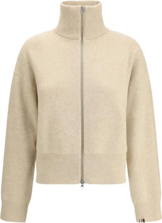 Extreme Cashmere Cardigan N&ordm; 385 Xtra Fab con zip - Toni neutri