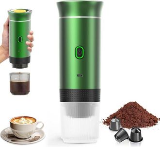 OEM Cafetera Port&aacute;til, M&aacute;quina De Espresso El&eacute;ctrica 3 En 1, Recargable De 12 V, Ideal Para La Oficina, Viajes Y El Hogar. Compatible Con C&aacute;psulas De Espr