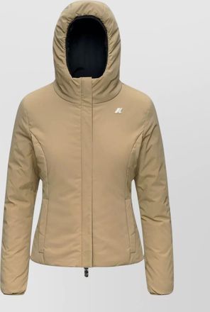K-Way reversible slim-fit parka coat