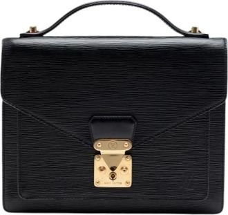 Louis Vuitton Pre-owned Monceau Handbag - Dames - Vintage Handtas - Zwart - ONE Size - Vintage