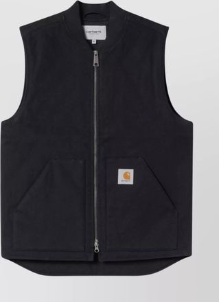 Carhartt Work in Progress sleeveless coat featuring patch pockets
