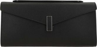 Valextra Tassen, Dames, Zwart, ONE Size, Leer, Iside Clutch