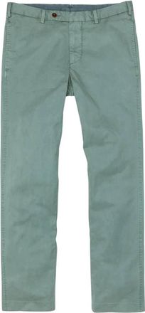 Sid Mashburn Mens Garment-Dyed Sport Trouser In Clover Lightweight Twill
