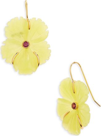 Lizzie Fortunato New Bloom Drop Earrings in Canary at Nordstrom