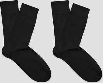 Mango Pack 2 calzini lunghi cotone nero - Uomo - 40-42 - MANGO MAN