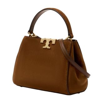 Tory Burch Womens Cowhide Leather Top Handle Bag Brown