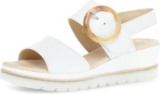 Gabor Slingback Wedge Sandal in White at Nordstrom, Size 8.5Us