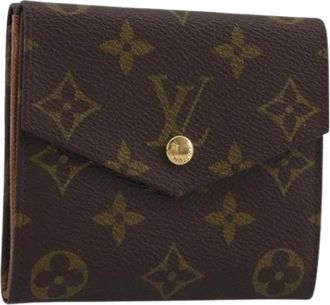 Louis Vuitton Pre-owned Monogram Canvas Portemonnee - Dames - Pre-owned - Bruin - Maat: ONE Size