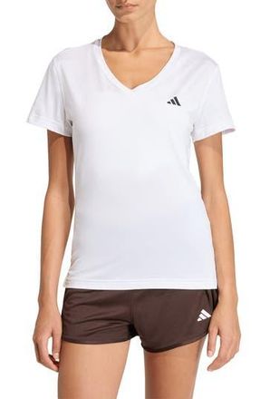 adidas V-Neck T-Shirt in White at Nordstrom Rack, Size X-Small