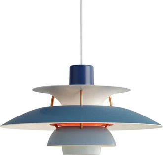 Louis Poulsen PH 5 Mini Pendelleuchte, blau