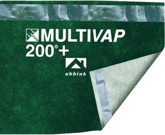 Ubbink Hpv Multivap 200+ Ubbink sottotetto - 1,50 x 50 m - con nastro adesivo - 205009