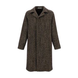 Tagliatore Salomon Riemjas Jas - Heren - Mantel - Bruin - L - Wol - Jassen