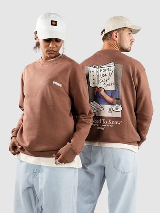 Woodbird Cane Chop Crew Sweater braun