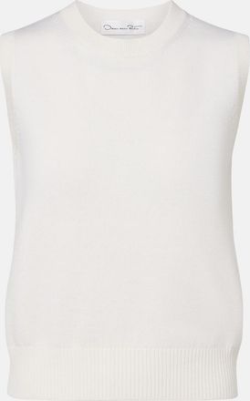 Oscar De La Renta Gilet in lana vergine