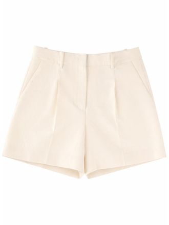 Theory Fluid Pleated Tailored Shorts