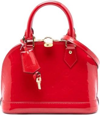 Louis Vuitton Pre-owned Mini Bags, female, Red, Size: ONE SIZE Pre-owned Alma BB