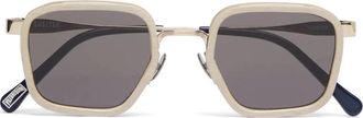 Vilebrequin Birchwood Aviator Zonnebril - unisex - Zonnebrillen - Wit - ONE Size - Accessoires
