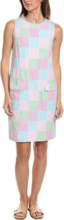 Brooks Brothers Seersucker Patchwork Shift Dress
