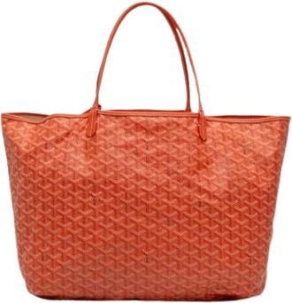 Goyard Pre-owned Tote Bags, female, Orange, Size: ONE SIZE Pre-owned Fabric Tote