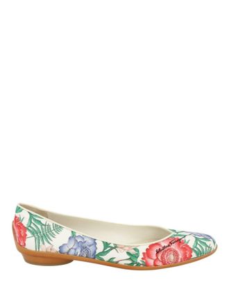 Ferragamo Womens Doris Ballet Flats In Light Pink