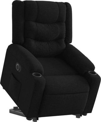 vidaXL Vidaxl - Sill&oacute;n El&eacute;ctrico Reclinable Elevable De Tela Negro