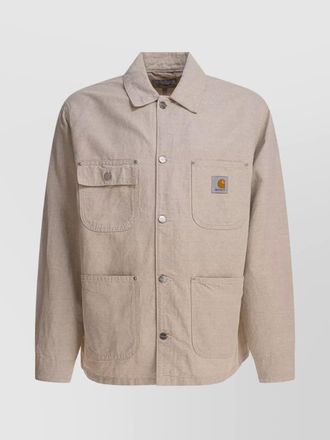 Carhartt Work in Progress linen cotton shirt jacket