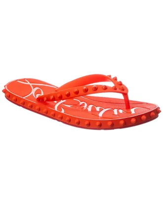 Christian Louboutin Super Loubi Rubber Flip Flop
