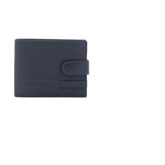Laura Biagiotti Compacte Portemonnee - Heren - Accessoires - Blauw - Maat: ONE Size Leer