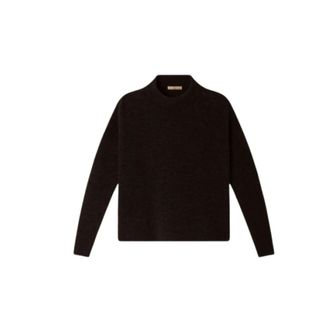 Sessun Kunlun Knit - Dames - Ronde hals truien - Bruin - M - Wol - Truien & Vesten