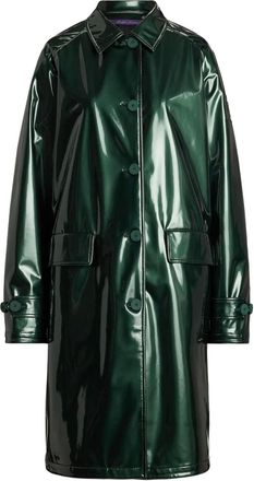 Ralph Lauren Collection Glanzende trenchcoat - Groen
