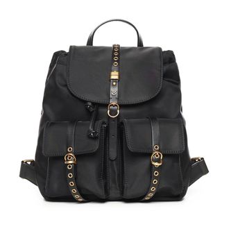 Pinko Soft Leather Shoulder Bag - female - PINKO - Backpacks - Black - ONE SIZE - Bags