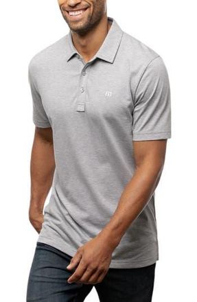 Travis Mathew The Zinna Slub Piqu&eacute; Polo in Heather Grey at Nordstrom Rack, Size X-Large
