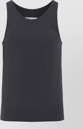 Maison Margiela cotton sleeveless tank top
