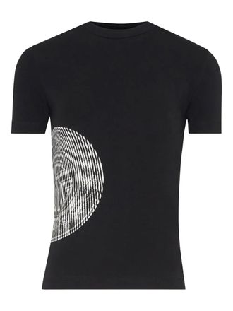 Jean Paul Gaultier T-shirt met print en korte mouwen - Zwart