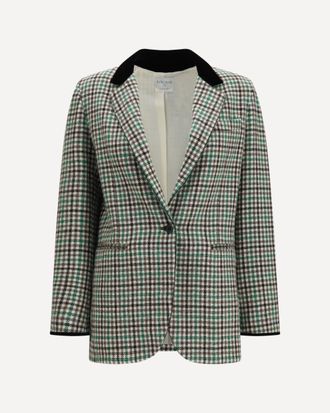 Forte_Forte FORTE_FORTE British Check Jacket Female II