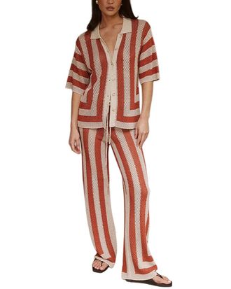 Homeyee Homeyee 2Pc Shirt & Pant Set