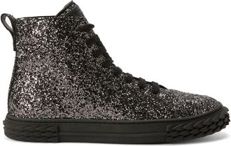 Giuseppe Zanotti Sneakers alte Eco-Blabber - Argento