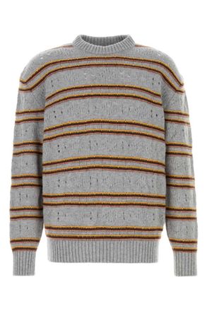 Marni Grey Round Neck Sweaters