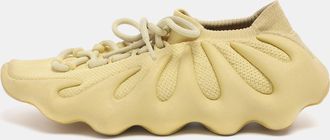 adidas Yellow Knit Fabric 450 Resin Sneakers Size 40 2/3