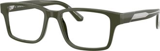 Emporio Armani Ea 3271 Rechthoekig Montuur - unisex - Brillen - Groen - 52 MM - Accessoires