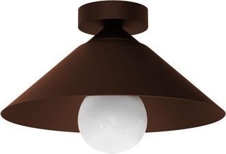 Lumicom Lumicom - chapeau Plafoniera, 1XE27, max 42W, metallo, marrone corten, D25cm