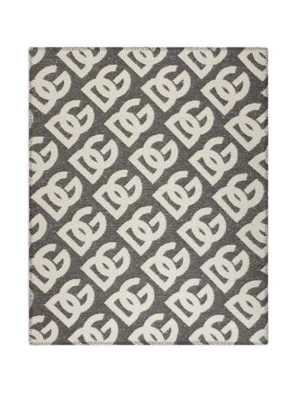 Dolce & Gabbana Coperta con logo - Grigio