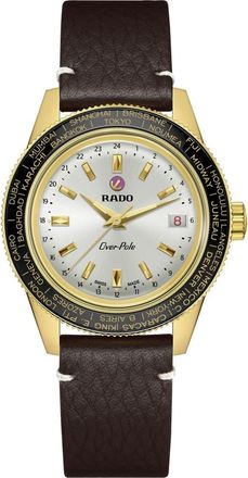 Rado Captain Cook Over-Pole GMT Automatic Watch, 39mm in Silver at Nordstrom