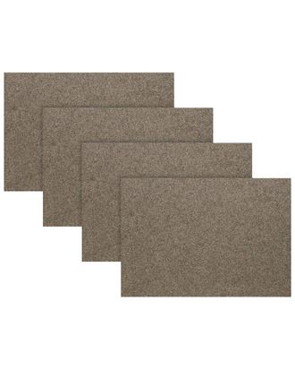Fortessa Set Of 4 Loft Rectangle Felt Placemats