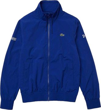Lacoste Heren Sport X Novak Djokovic Lichtgewicht Full Zip Jas (Blauw)