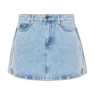 adidas Mid Rise Denim Skirt - Dames - Spijkerrokken - Blauw - XS - Denim - Rokken