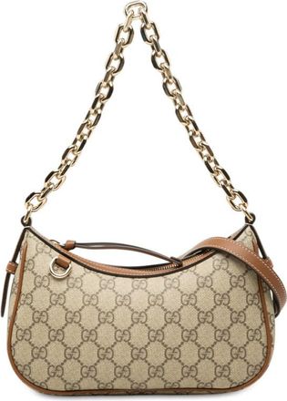 Gucci Pre-owned Gucci Small GG Supreme Emblem Shoulder Bag Ladies FOR0GF3TAA0FIRZ7