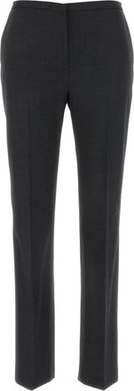 Philosophy di Lorenzo Serafini Stijlvolle Broek - Dames - Slim Fit Broeken - Grijs - 2XS - Leer - Broeken