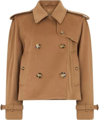Burberry Mayfair Trench Jacket - Dames - Mantel - Beige - XS - Kasjmier - Jassen
